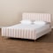 Baxton Studio Nami Modern Glam and Luxe Light Pink Velvet Fabric and Gold Finished Full Size Platform Bed 174-11184-Zoro - alternate 3